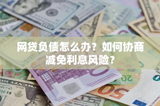 武汉网贷负债怎么办？如何协商减免利息风险？