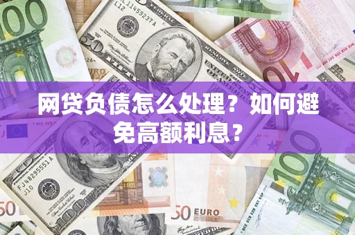 武汉网贷负债怎么处理？如何避免高额利息？