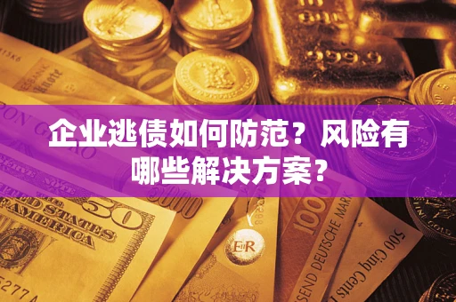 武汉企业逃债如何防范？风险有哪些解决方案？