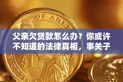 武汉父亲欠贷款怎么办？你或许不知道的法律真相，事关子女未来