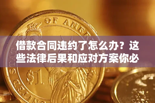 武汉借款合同违约了怎么办？这些法律后果和应对方案你必须知道
