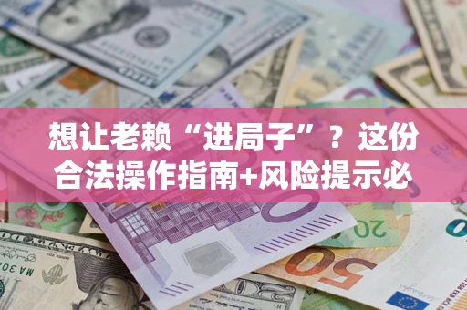 武汉想让老赖“进局子”？这份合法操作指南+风险提示必须看！