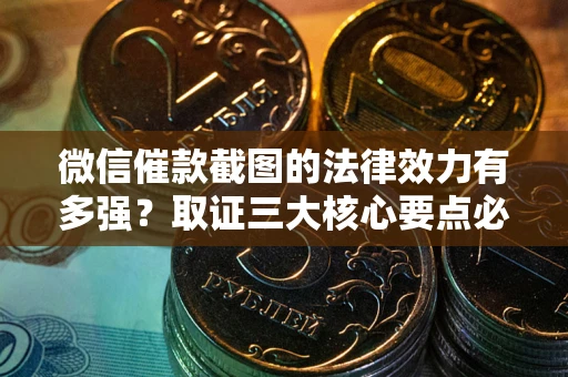 武汉微信催款截图的法律效力有多强？取证三大核心要点必须知道！