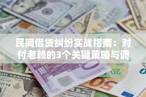 武汉民间借贷纠纷实战指南：对付老赖的3个关键策略与调解盲区解析