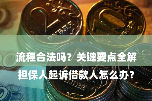 武汉

担保人起诉借款人怎么办？流程合法吗？关键要点全解析