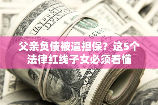 武汉父亲负债被逼担保？这5个法律红线子女必须看懂
