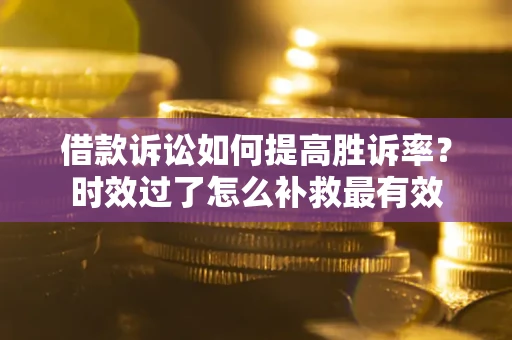 武汉借款诉讼如何提高胜诉率？时效过了怎么补救最有效
